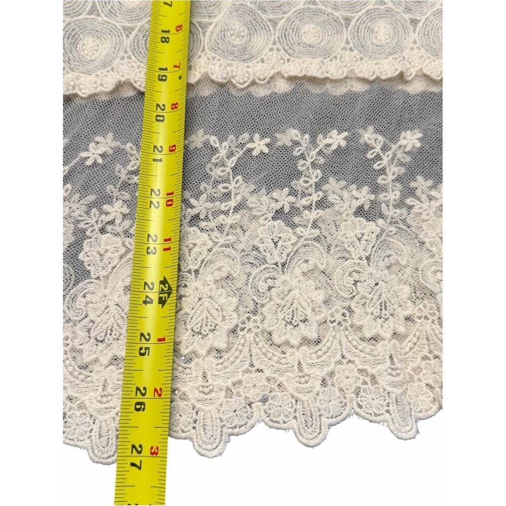 Issi Womens Boho Fairy Crochet Lace Tank Top Size L Beachy Coquette Cottage - Picture 6 of 8